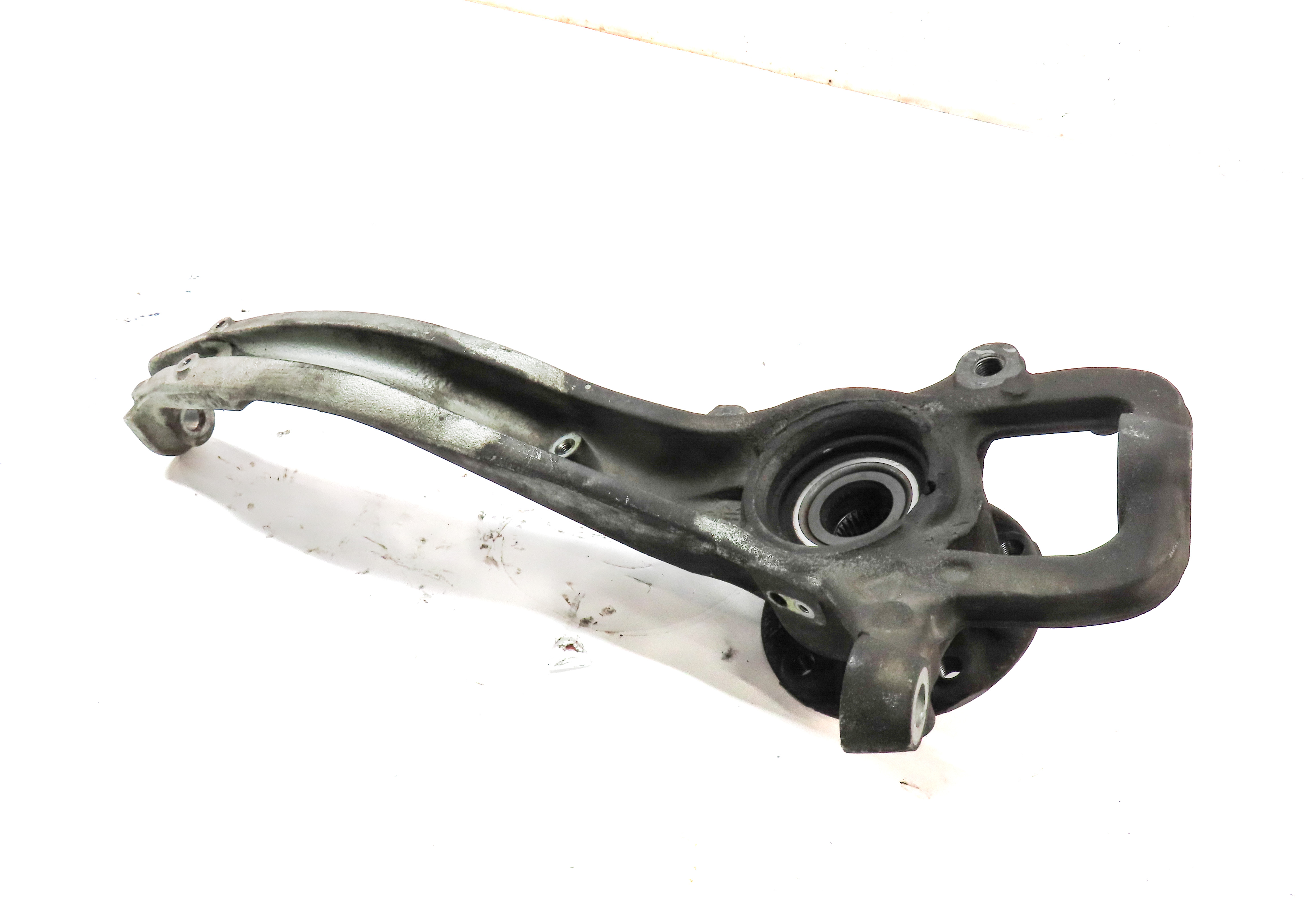 2011-2015 AUDI Q7 (4L) LEFT FRONT DRIVER SPINDLE KNUCKLE WHEEL HUB BEARING — exact item pictured